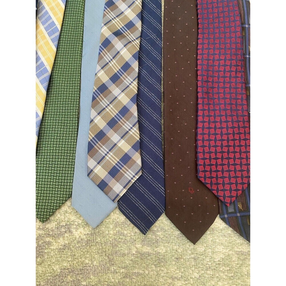 LOT (13) DESIGNER TIES - Christian Dior Brooks Brothers Armani Countess Mara - Picture 3 of 10
